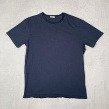 Flint And Tinder T Shirt Mens Large Blue Crewneck Cotton Made In USA