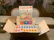 Vintage Mattel VAC U FORM mold Kit LETTERS NUMBERS NOS from case 1 BOX ONLY