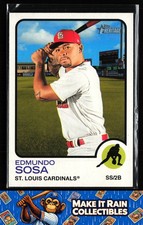 Edmundo Sosa 2022 Topps Heritage #141 St. Louis Cardinals Baseball