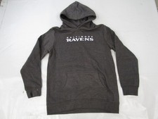 New Baltimore Ravens Mens Size L Large Gray Hoodie