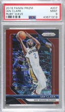 2018-19 Panini Prizm Ruby Wave Prizm Ian Clark #207 PSA 9 MINT
