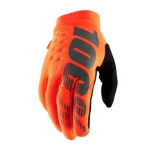 Mens Xxl Fluoro Orange Black Insulated Touchscreen Sport Gloves Winter Cold Gear