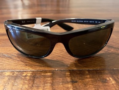 NEW Ray-Ban BALORAMA Polished Black + G15 Lens RB4089 601/31 62mm