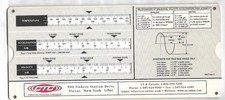 Slide Rule - CTC - Vibration Analysis Technical Parameter Relationships (ST540)
