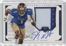 2016 National Treasures Collegiate Colossal 22/99 Keyarris Garrett #233 Auto 2t9