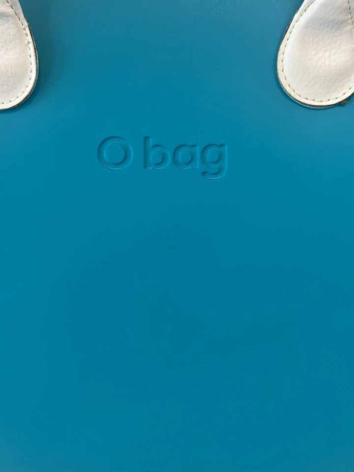 Bolso de hombro grande O Bag Italia espuma azul para mujer con asas dobles verde Foto 2 de 4
