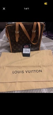 Louis Vuitton Monogram Shoulder Bag Gold-Tone Hardware with Dust Bag for Women