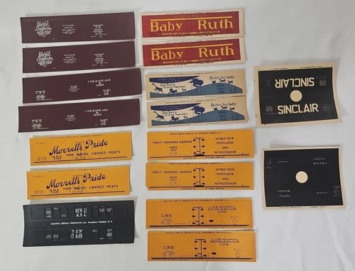 Verschiedene Holz Kühlwagen Kistenwagen Seiten für H O Scale Athearn & alle Nation Kits