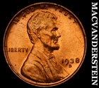 1938-D Lincoln Wheat Cent- Choice Gem Brilliant Uncirculated No Reserve #J7049