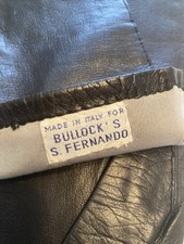 Vintage Womens 10  Black Made In Italy For Bullocks Gloves