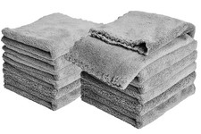 Kyapoo Baby Washcloths 12 Pack 12x12 Inches 12 Count Pack of 1 , Grey
