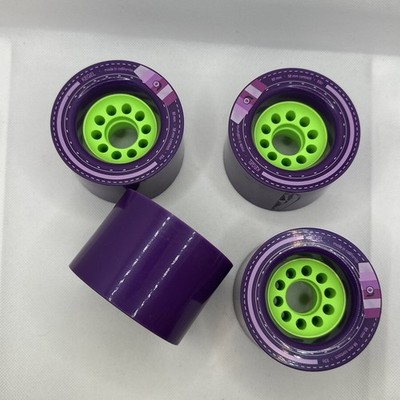 New Kegel Orangatang Purple s 80mm 83a  Skateboard Wheels Skin is still on them