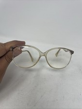 VTG Diplomat Della Eyeglasses Frame Only Col.43 Size 54-20-140 Full Rim Beige