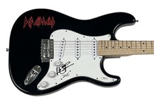 Rick Savage Def Leppard Signed Autograph Electric Guitar Hysteria PSA COA
