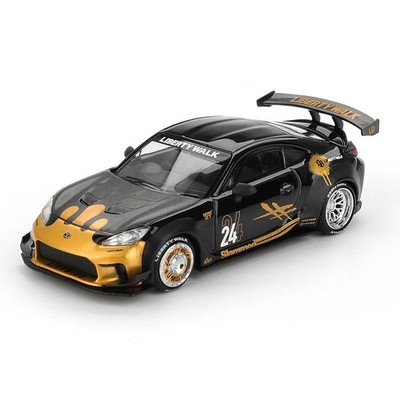 Mini GT 1:64 Toyota GR86 LB Nation Black Gold Diecast Model Car