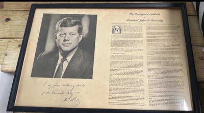 JOHN F. KENNEDY DEMOCRATIC DONOR PREMIUM (READ)