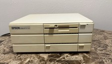 Vintage Epson Equity I Q301A Desktop Computer Powers On