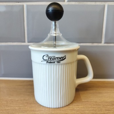 Vintage Frabosk Milchaufschäumer Milchkännchen tolle Dekoration für Café oder Zuhause Retro