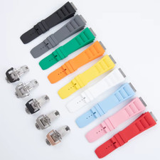 Replacement FKM Rubber Watch Strap Fits Richard Mille RM010 RM029 RM17-01 M Size