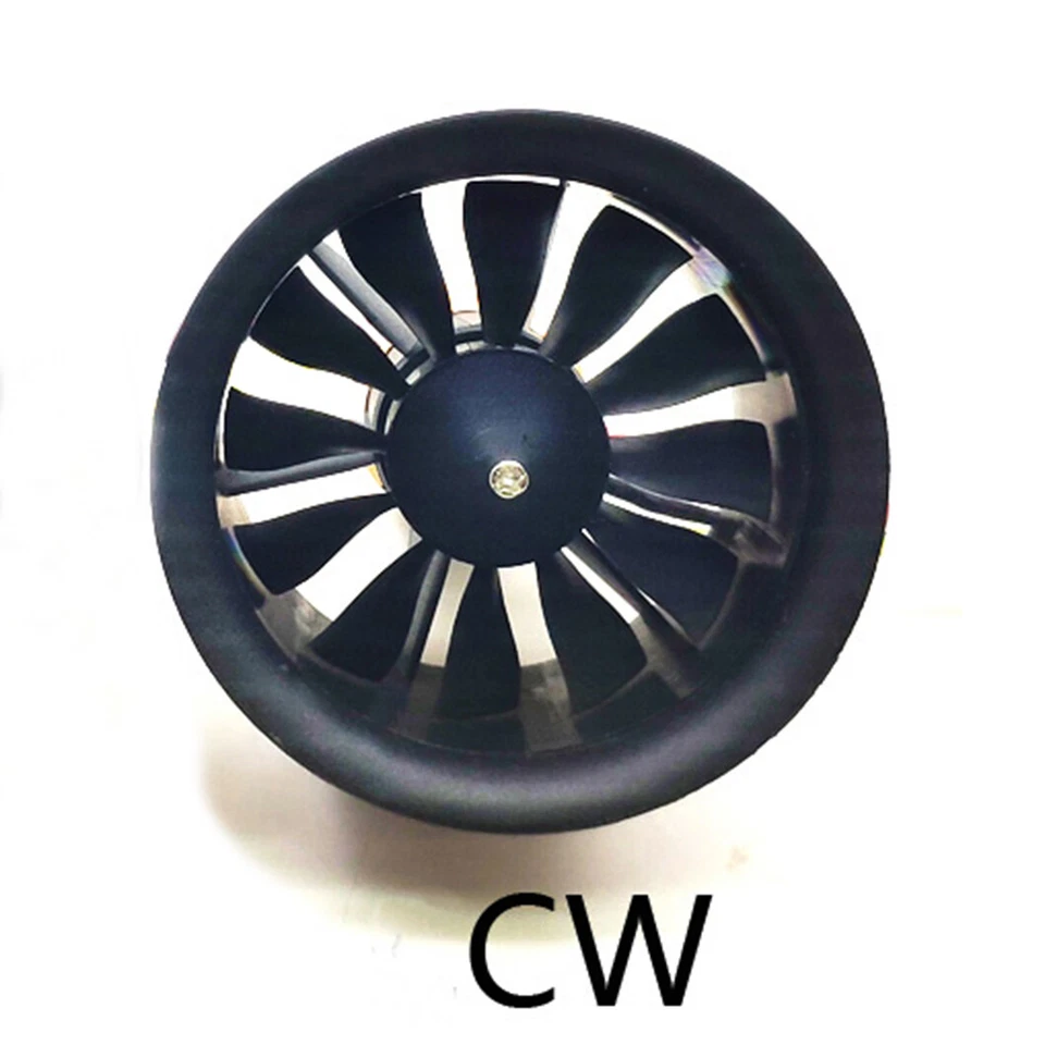 50mm Ducted Fan Unit 12-Blade CW Prop fo RC Duct Fan EDF Jet AirPlane Quadcopter - Image 2 of 4