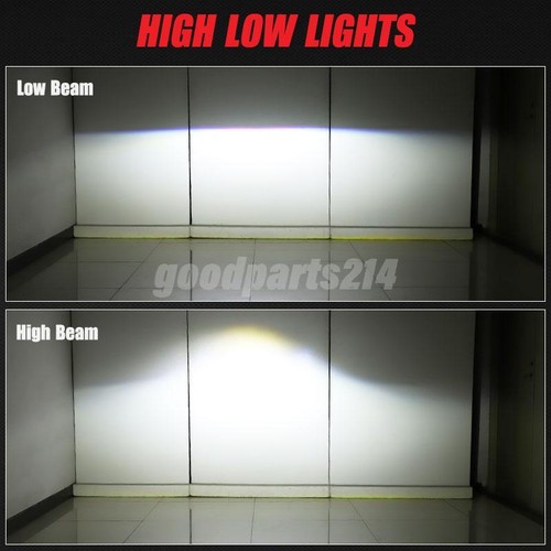 2x H11 3"LED Fog Light Bi-LED Projector Lens Driving Fog Lamp Hi/Lo Beam 20000LM - Picture 4 of 12