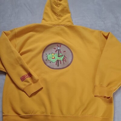 Scouts Guide To The Zombie Apocalypse Movie Pullover Hoodie Men's L Large 
