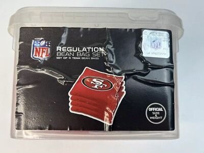   Corn hole Bean Bags Set San Francisco 49ers Premium Quality Official NFL SF