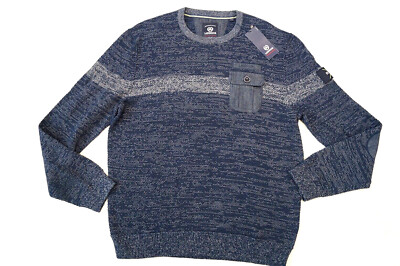 LERROS Herren Pullover Rundhals Gr. XXXL dunkelblau meliert 59,99   NEU
