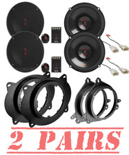 Front/Rear JBL speakers 6.5" Coax 6.5" Component Speakers for 2005-2013 Tacoma