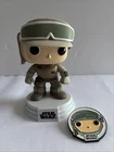 Funko Pop Star Wars Luke Skywalker Hoth #34 Vinyl With Pin Vaulted 2021 Loose