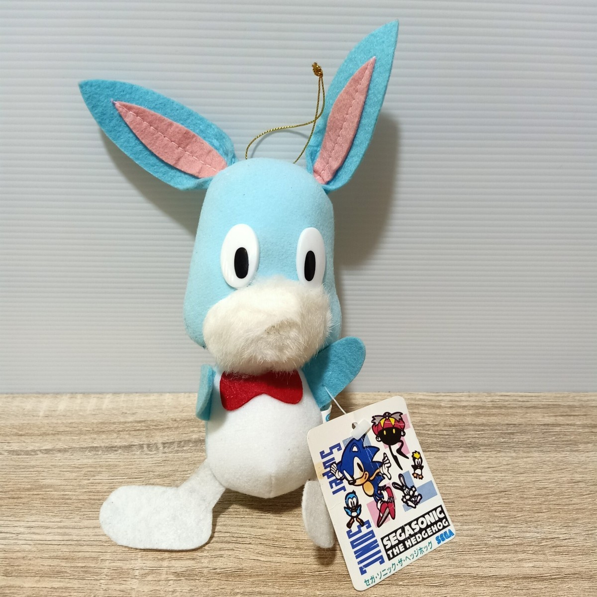 Sega Sonic the Hedgehog Pocky Rabbit Plush Toy 1992 Japan TAG