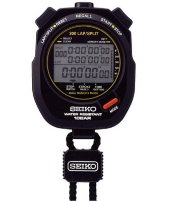 SEIKO ストップウォッチ Amazon.co.jp: 100 Lap Memory Stopwatch for Interval Training by