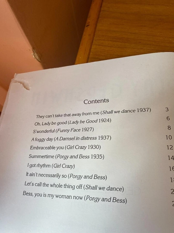 SHEET MUSIC FOR VIOLIN, FLUTE OR OBOE GERSHWIN 10 PIECES + PIANO ACCOMPANIMENT - Image 3 of 4