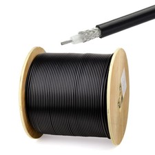 50 Meter RG58 Einzel Kupfergeflecht geschirmt...