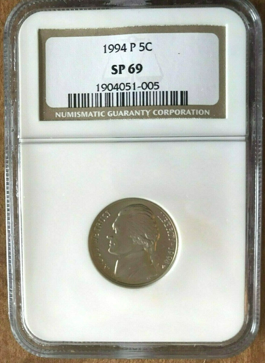 1994 P Jefferson Nickel 5c SP69 NGC SP 69 | eBay