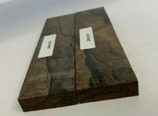 Ziricote Lumber Blank 1-1/2x 3/8x 5 DIY Material Knifemakers Bookmatched