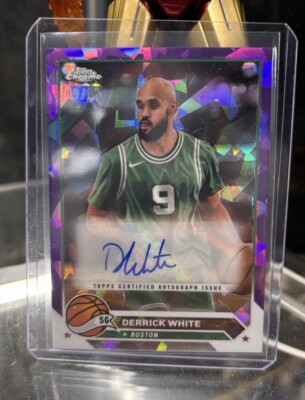 2024 Topps Chrome Sapphire Derrick White Auto /10