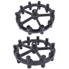 Pair Rear Drive Wheel Assembly Cog 631-0002 Part Rubber Track For Snow Blowers