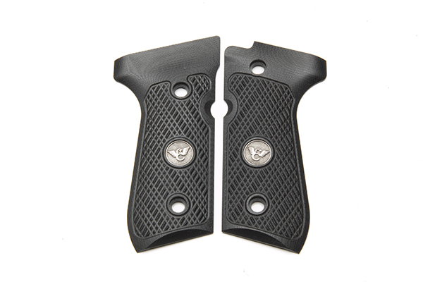 Black VZ Wilson Combat Grips for Beretta 92f 724fc-blk G10 for