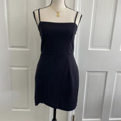 Trixi black cami tulip hem dress Medium