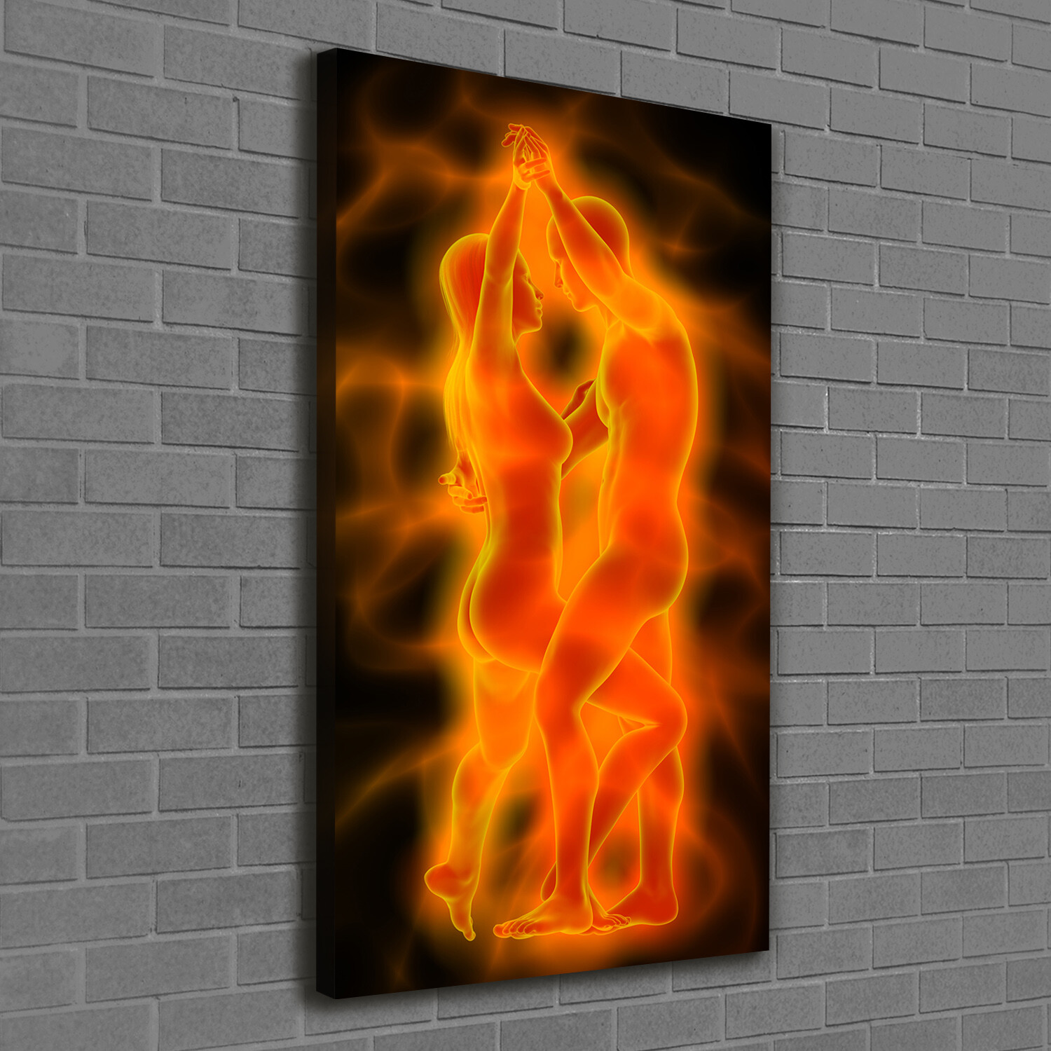 Los Mejores Cuadros Modernos para Decorar el Salón 60x120 Pareja de baile