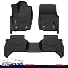 Fit For 2024-25 Toyota Tacoma Double Cab Tpe Rubber Car Floor Mats All Weather Fit For 2024-25 Toyota Tacoma Double Cab Tpe Rubber Car Floor Mats All Weather