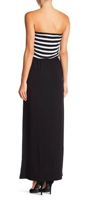 Maxi Vestido Mujer TART COLLECTION Negro/Blanco 'Samora' Talla M 134141 Foto 3 de 4