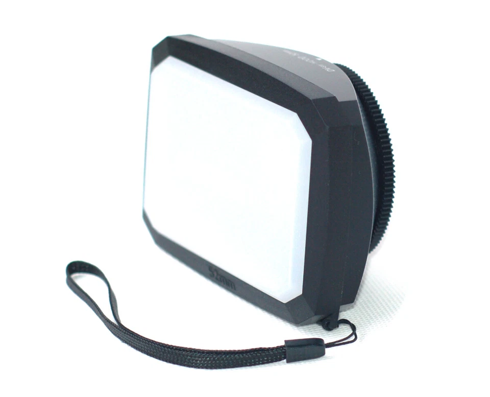 52mm 16:9 Wide Angle Lens Hood for Sony FDR-AX33 Camcorder - Image 3 of 4