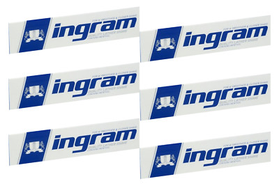 6 Tube x 60g. Ingram Cool Lather Rasiercreme Männer glättende & schlichtere Rasur Haut