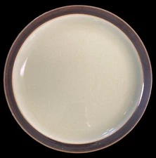 Beautiful Set of 4 DENBY Duets Chestnut and Apple 10 1/2" Dinner Plates