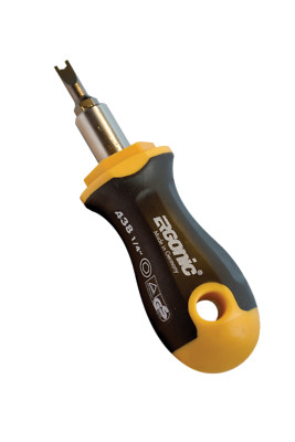 JB Industries SHLD-3-Driver The Shield  Locking Cap Stubby Magnetic Screwdriver