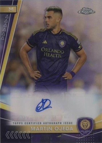 MARTIN ØDEGAARD 2026 Topps Chrome Premier League Purple Auto /75