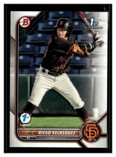 2022 Bowman 1st Edition #BPPF-110 Diego Velasquez Prospects San Francisco Giants