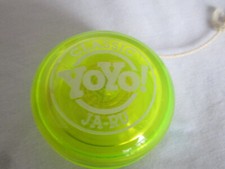 Classic YoYo JA-RU YO YO Bright Iridescent Yellow Collectible